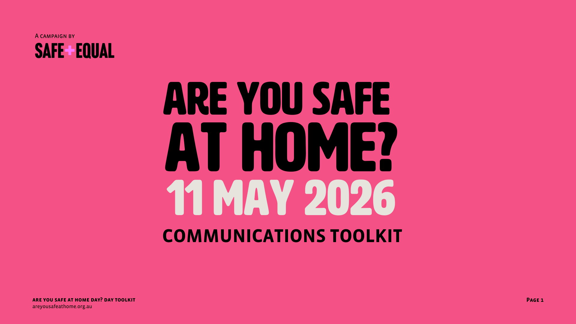 Are You Safe at Home Day Toolkit 2026